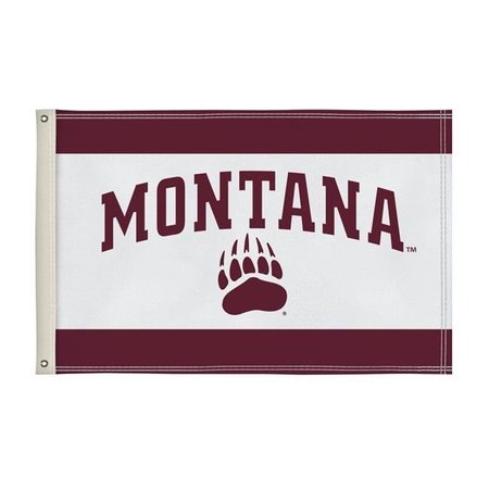SHOWDOWN DISPLAYS Showdown Displays 810002UMT-002 2 x 3 ft. Montana Grizzlies NCAA Flag - No.002 810002UMT-002